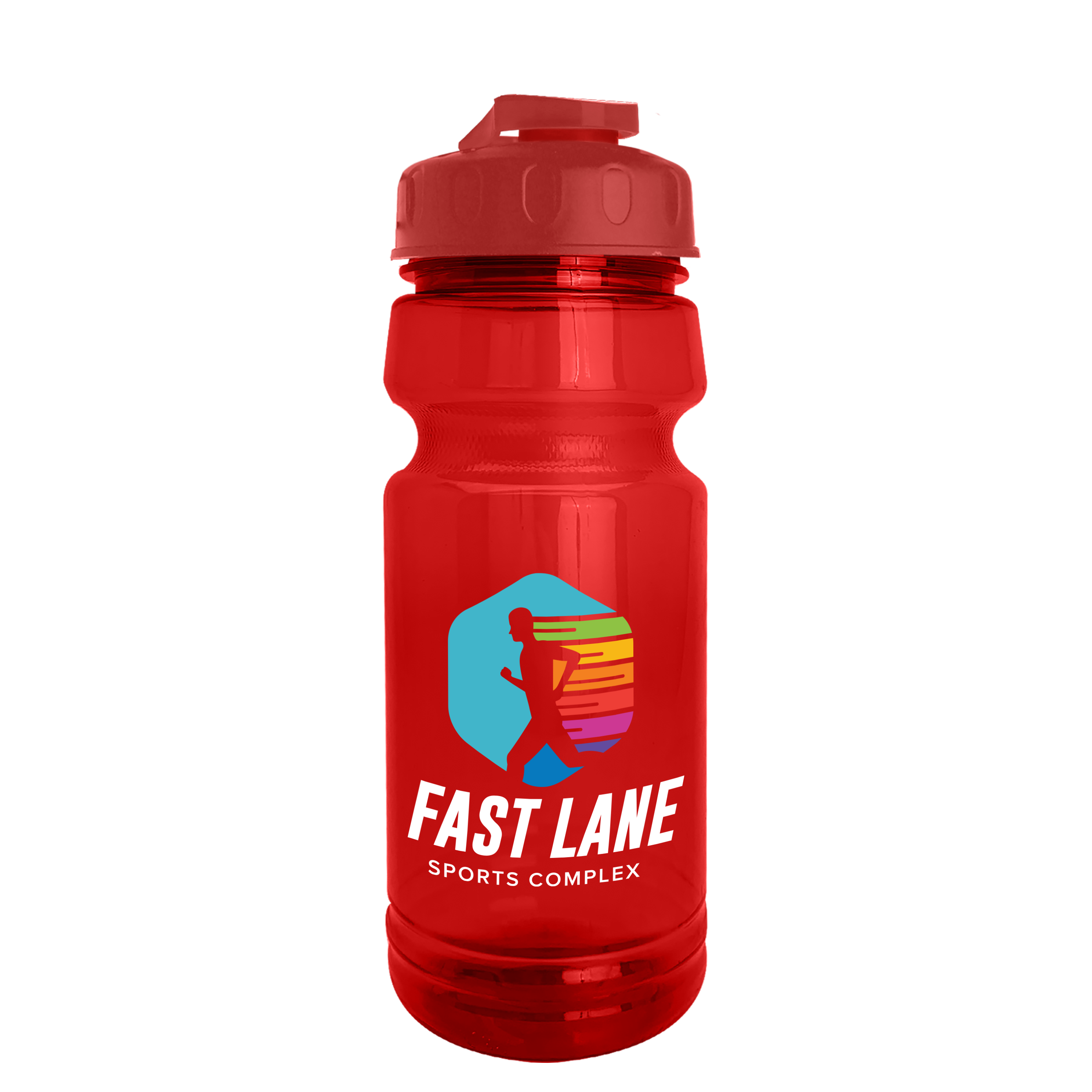 Trainer RPET Bottle with Flip-Top Lid - 24 oz.
